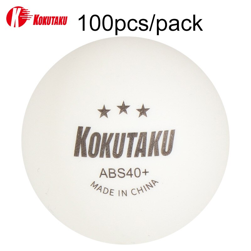 50/100pcs 3-Star Ping Pong Ball 40+ ABS 2.8g Table Tennis Balls White Orange Amateur Advanced Training Competition: white 100pcs
