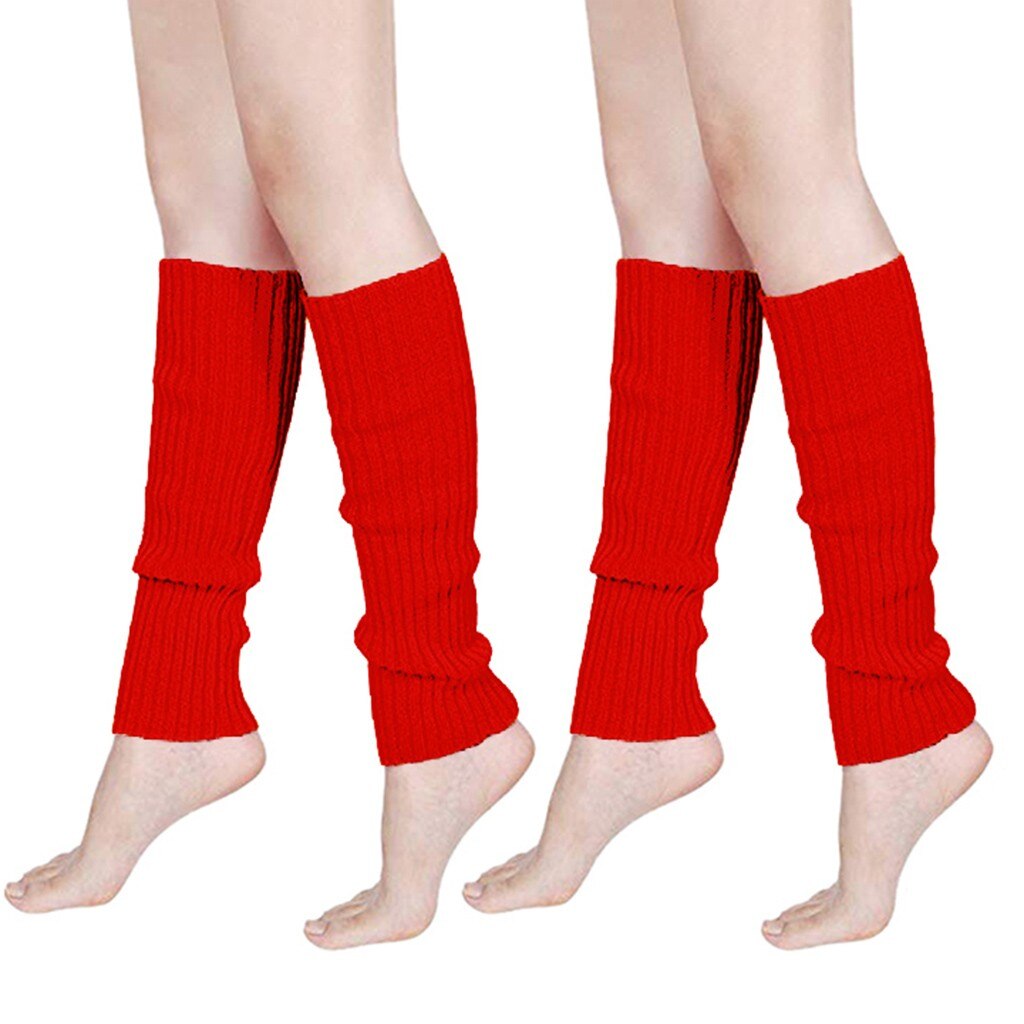Frauen Männer Fluoreszenz Farbe Streifen Stiefel Manschetten Wärmer betroffen Bein Partei Strümpfe bein wärmer Winter calentadores de pierna mujer: verrotten