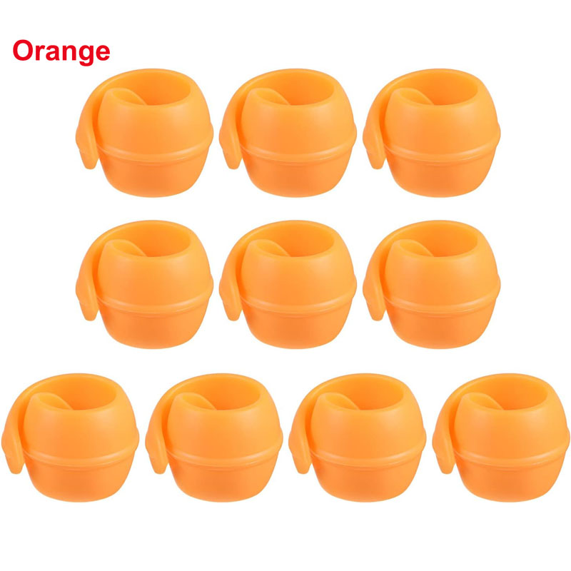 5-20Pcs Sewing Machine Thread Spool Savers Thread Spool Huggers Prevent Thread Tails Unwinding for Sewing Accessories: M / light yellow