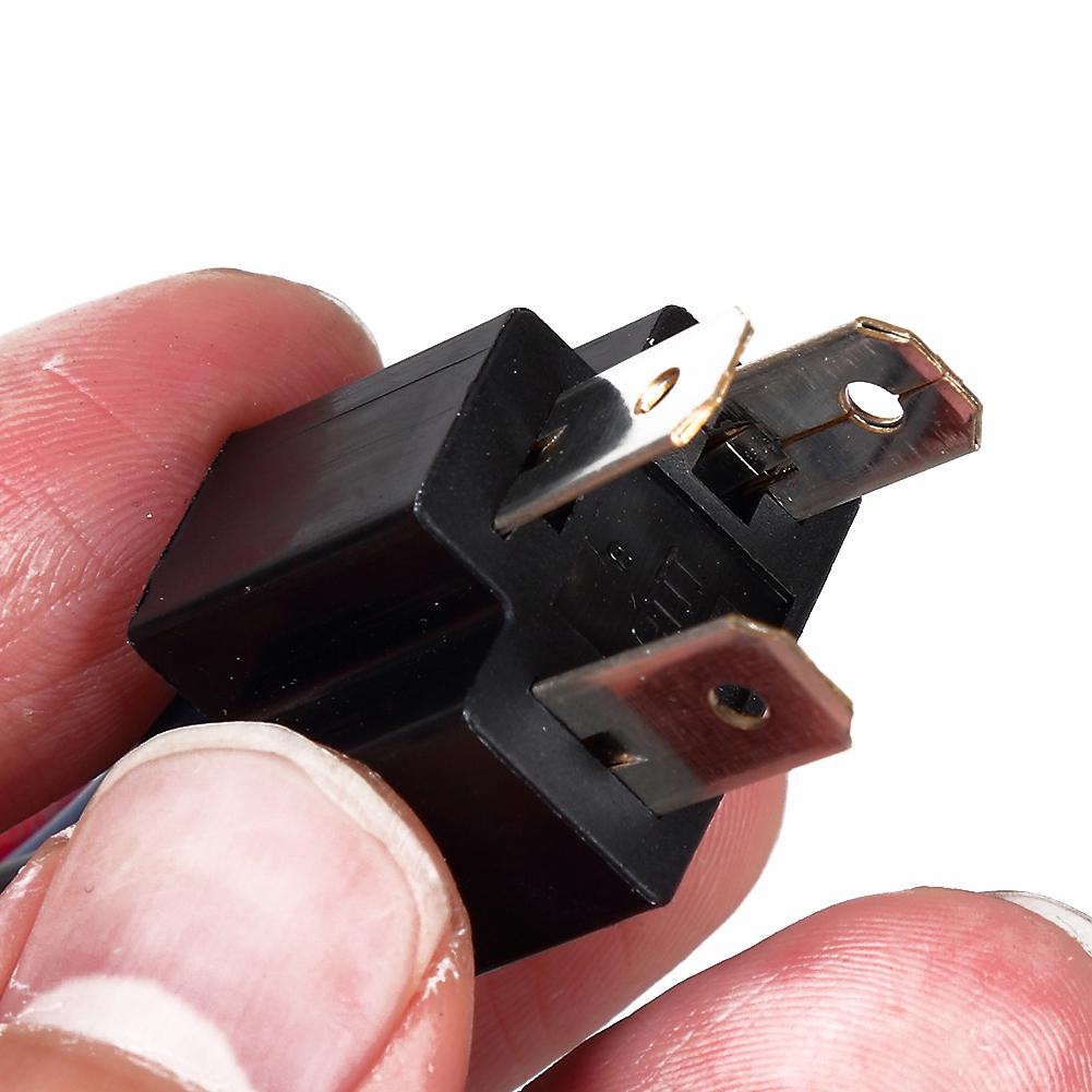 2Stck H4 Auto Scheinwerfer Männlichen Kopf Verlängerung Stecker Birne Stecker Buchse mit Kabelbaum schwer Pflicht Adapter Lampe Stecker