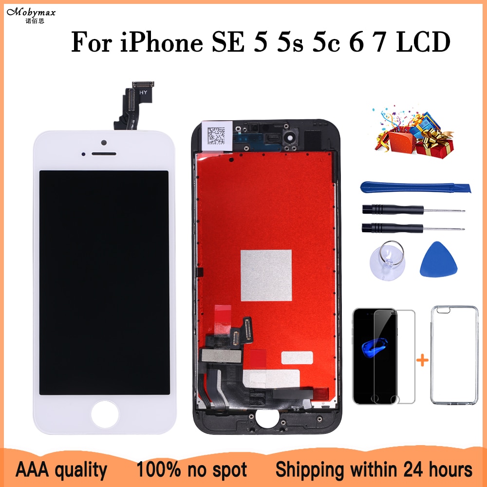 AAA LCD Voor iPhone 5 5C 5S SE Vervanging Scherm Digitizer Touch Screen Montage Voor iPhone 6 lcd-scherm