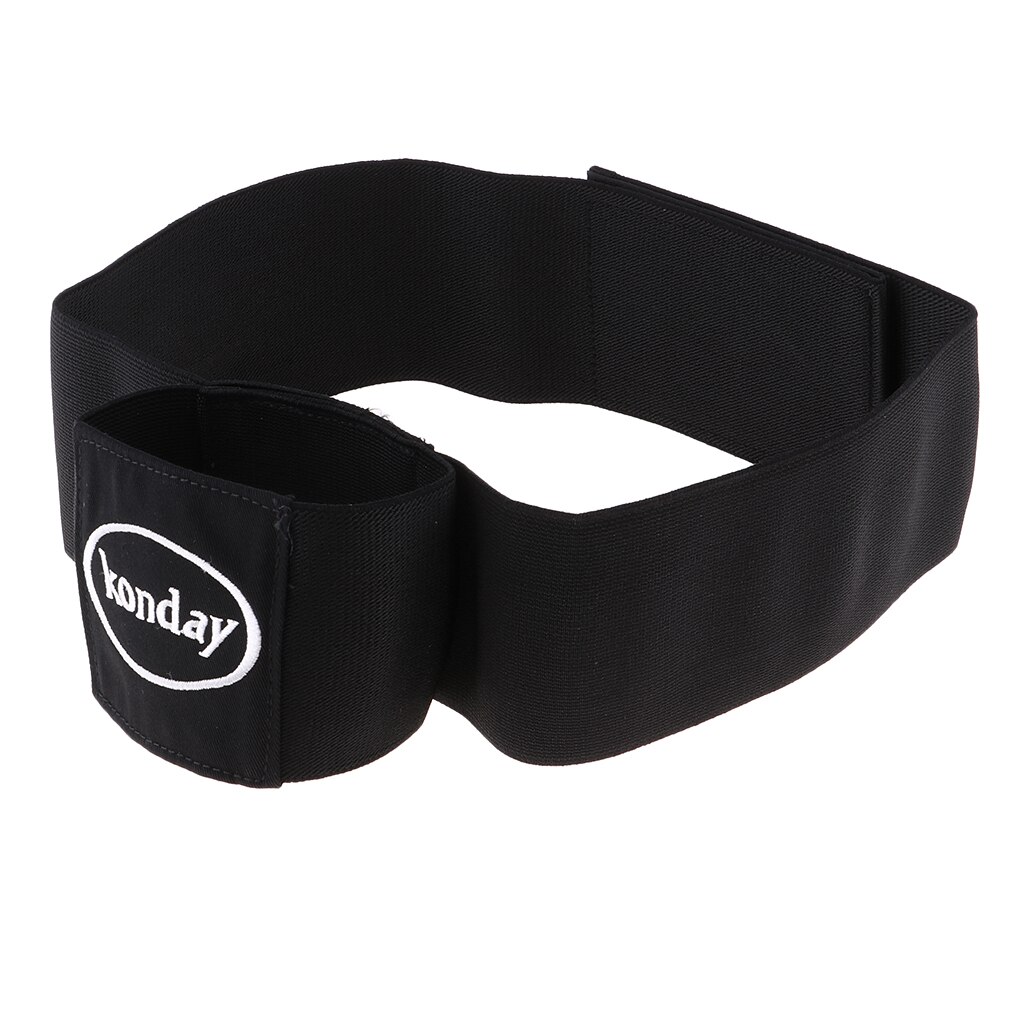 Elastic Golf Swing Training Arm Band Golf Hand Posture Corrector Black Polyester Training Belt for Golf Beginner Practicing