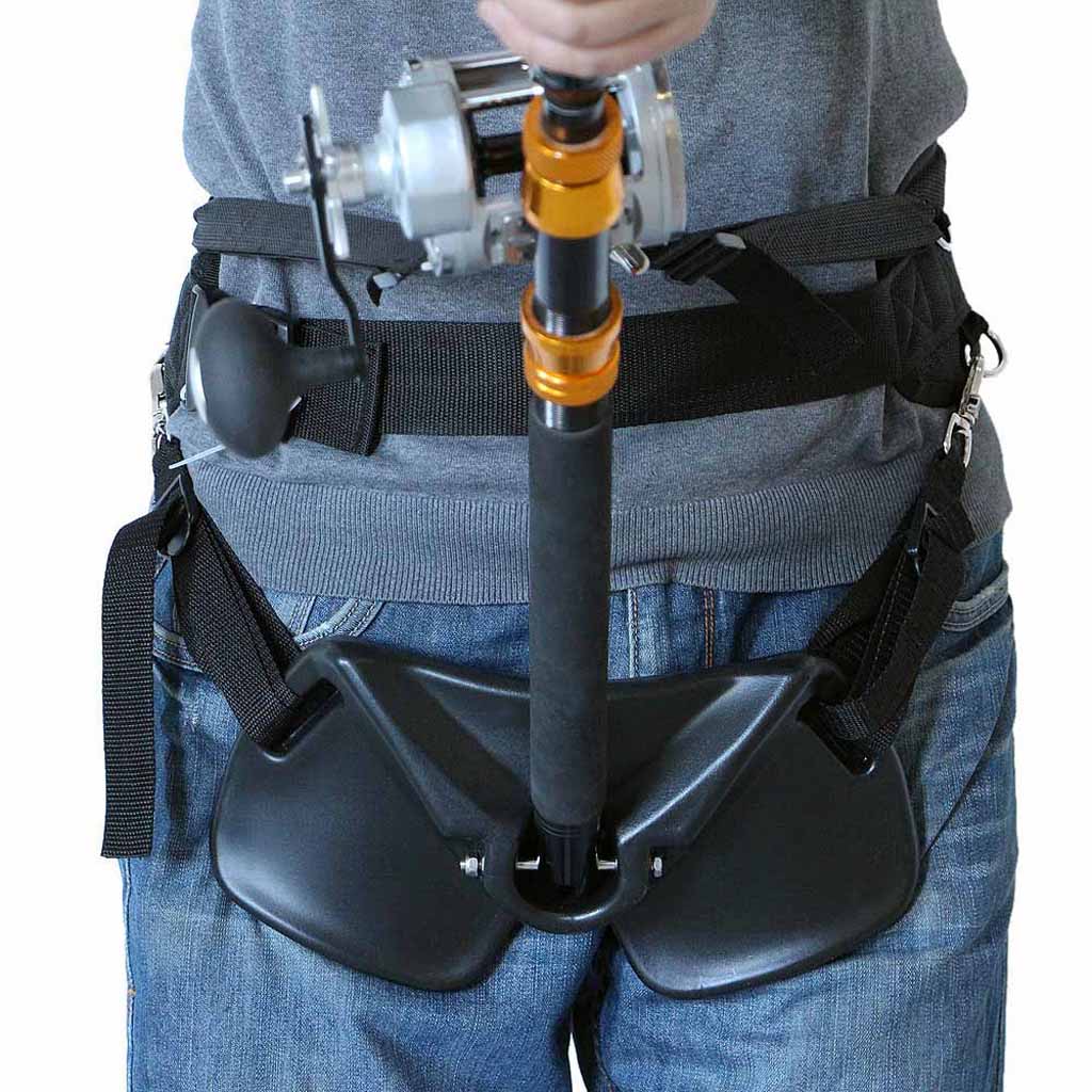Boat Sea Fishing Waist Supprot Rod Holders Stand Up Adjustable Fighting Belt