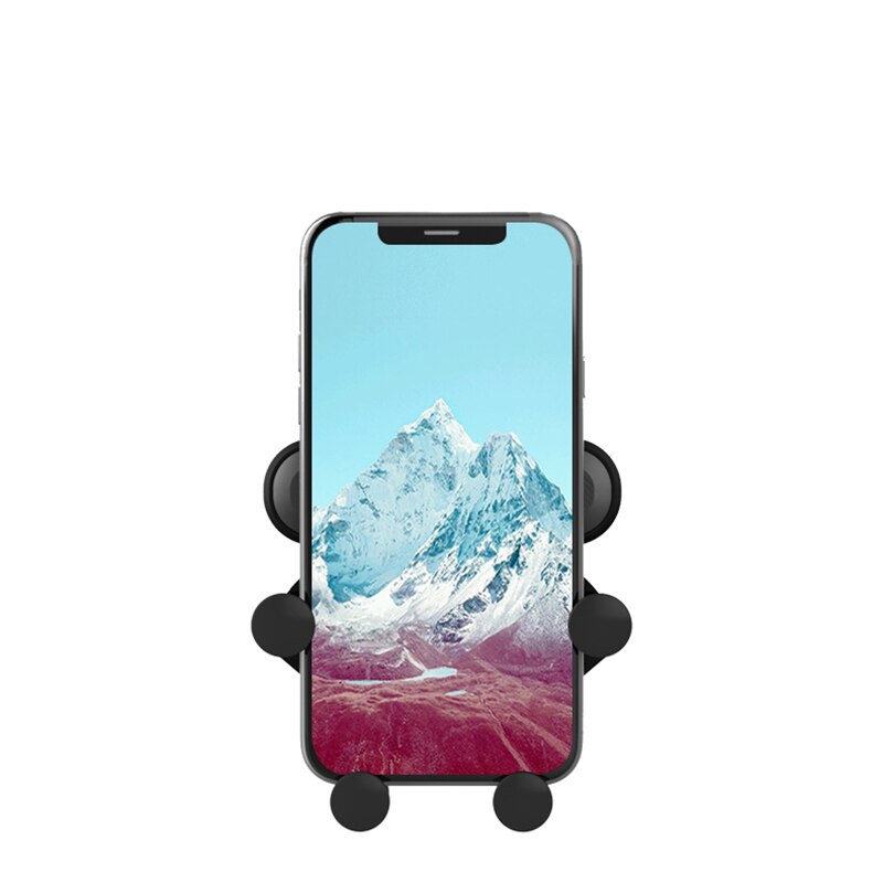 Topdeals universele zwaartekrachtbeugel auto telefoonhouder luchtrooster montagestandaard clip voor smartphone in autohouder voor iphone x xs max