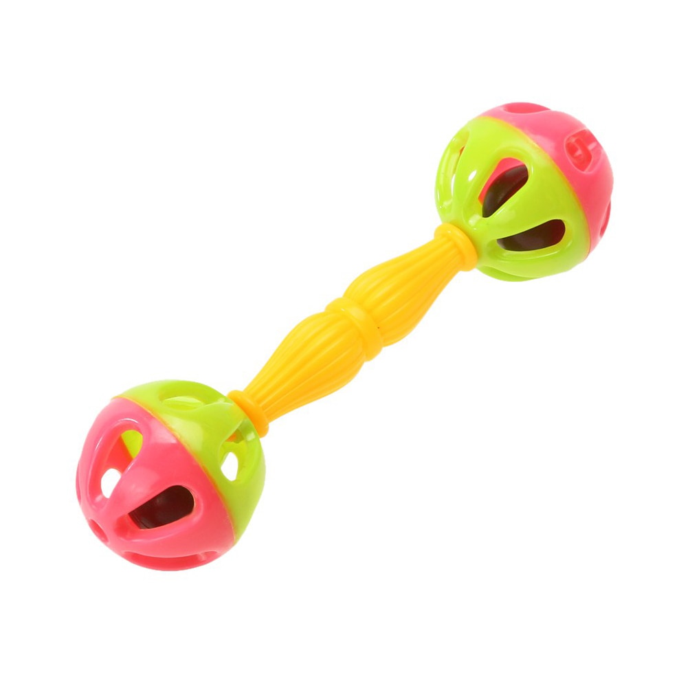 Baby Rattles Toy Intelligence Grasping Plastic Hand Bell Rattle Funny Educational Mobiles Toys Early Development Toy