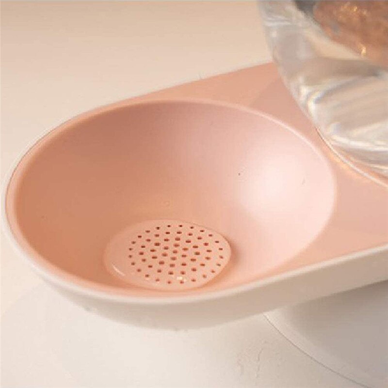 Distributeur d'eau en forme d'escargot 2,8 l pour animaux de compagnie, eau filtrée automatique pour chat ou chien, grande capacité, filtre en Fiber haute, antidérapant en coton