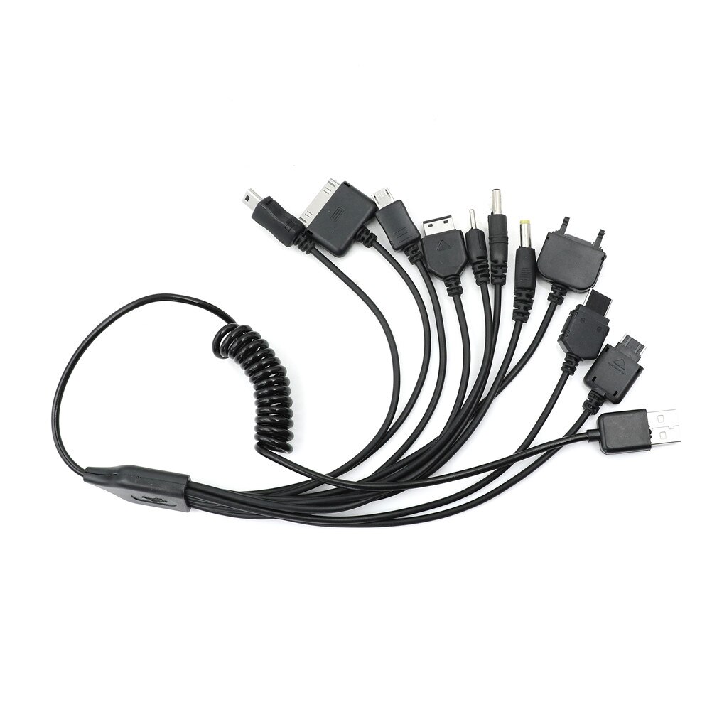 Multi 10 in 1 Universal Multi-Function Cell Phone Game USB Mobile Charging Cable Charger Cellphone Charger