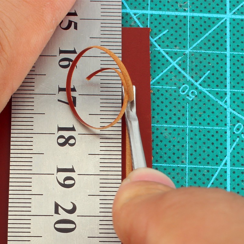 1 stk. u-formet syning groover skiving edge beveler perfekt læderfartøj læder værktøj