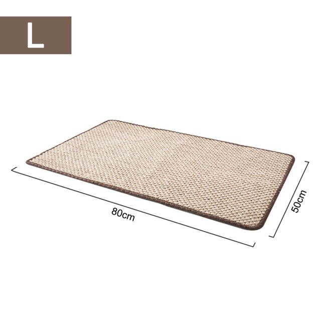 Cat Scratcher Sisal Mat Board Cat Scratch for Sharpen Nails Scraper Cats Tree Cat Toys Chair Table Sofa Mats Furniture Protector: l