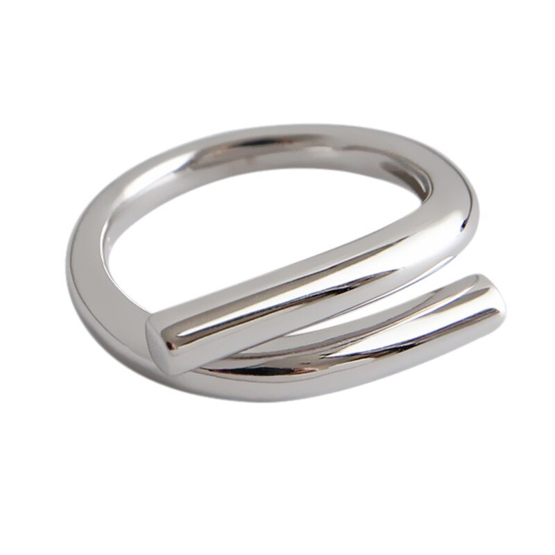 Boho Jahrgang Silber Farbe Unregelmäßigen Ketten Ringe für Frauen Liebhaber Finger Ring Valentines Schild