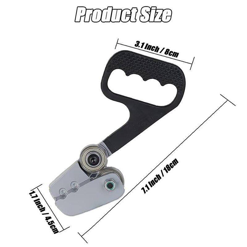 Fast Portable Metal Plate Cutter Sheet Metal Cutting Tool Sturdy Structure Ergonomic Metal Cutter With Slip Protective Handle