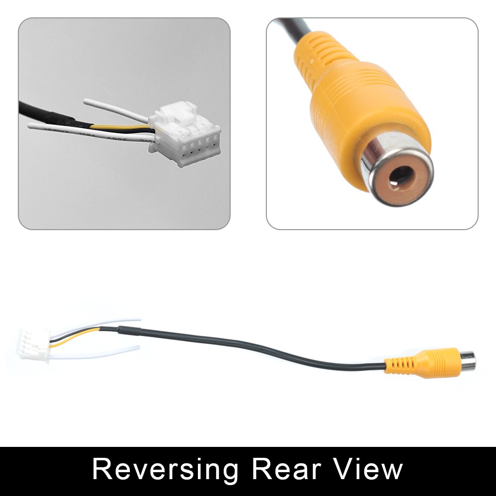 Universal Power Connector 2 Din Car Android Radio Cable: Reversing cable