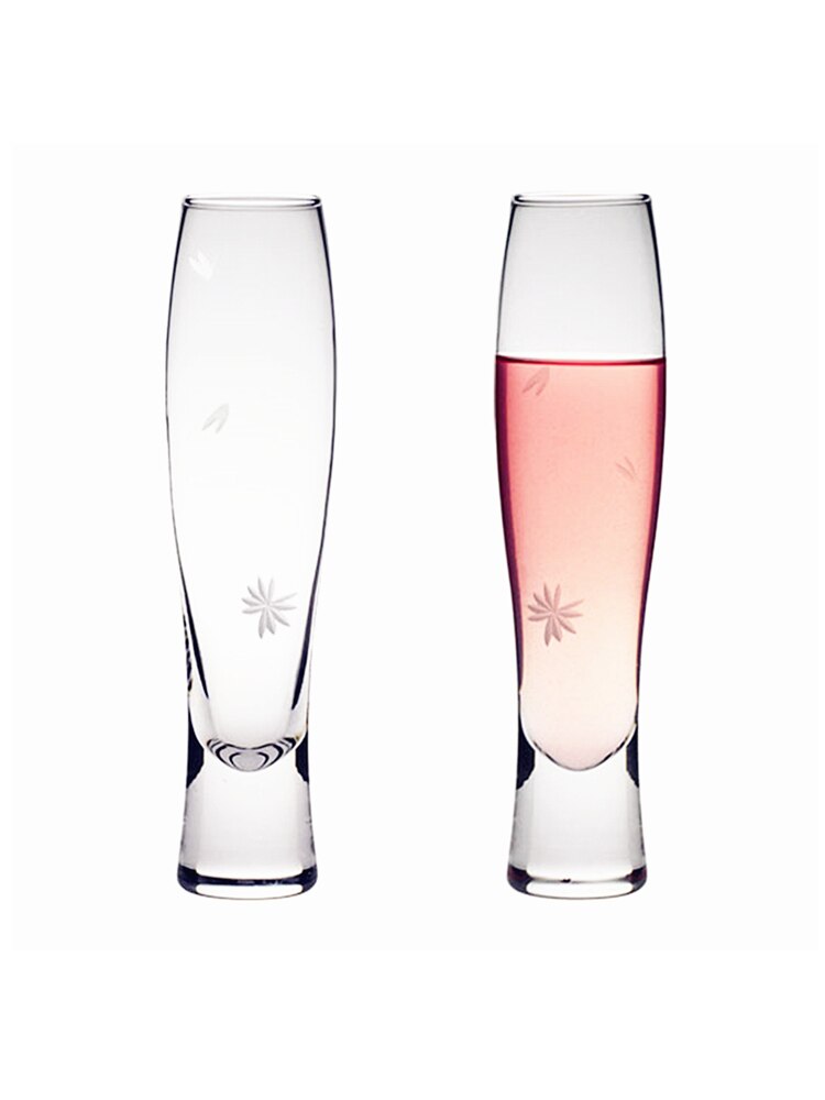 Nordeuropeisk stil flöjt champagneglas cocktailglas för champagneflöjter barfest graverade mönster tumbler copo