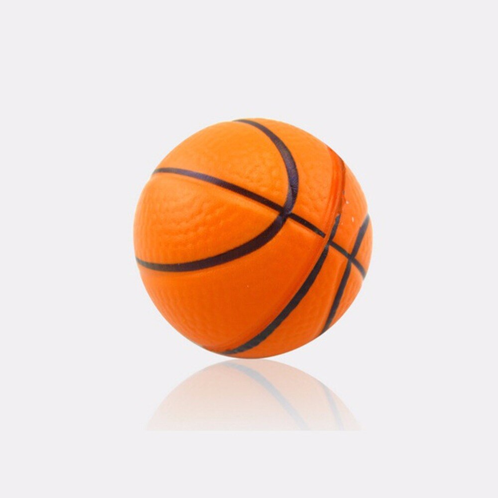 6.3CM Squeeze Soft Foam Ball Squeezing ball Basketball Orange Hand Wrist Exercise Stress Relief Kid Toy