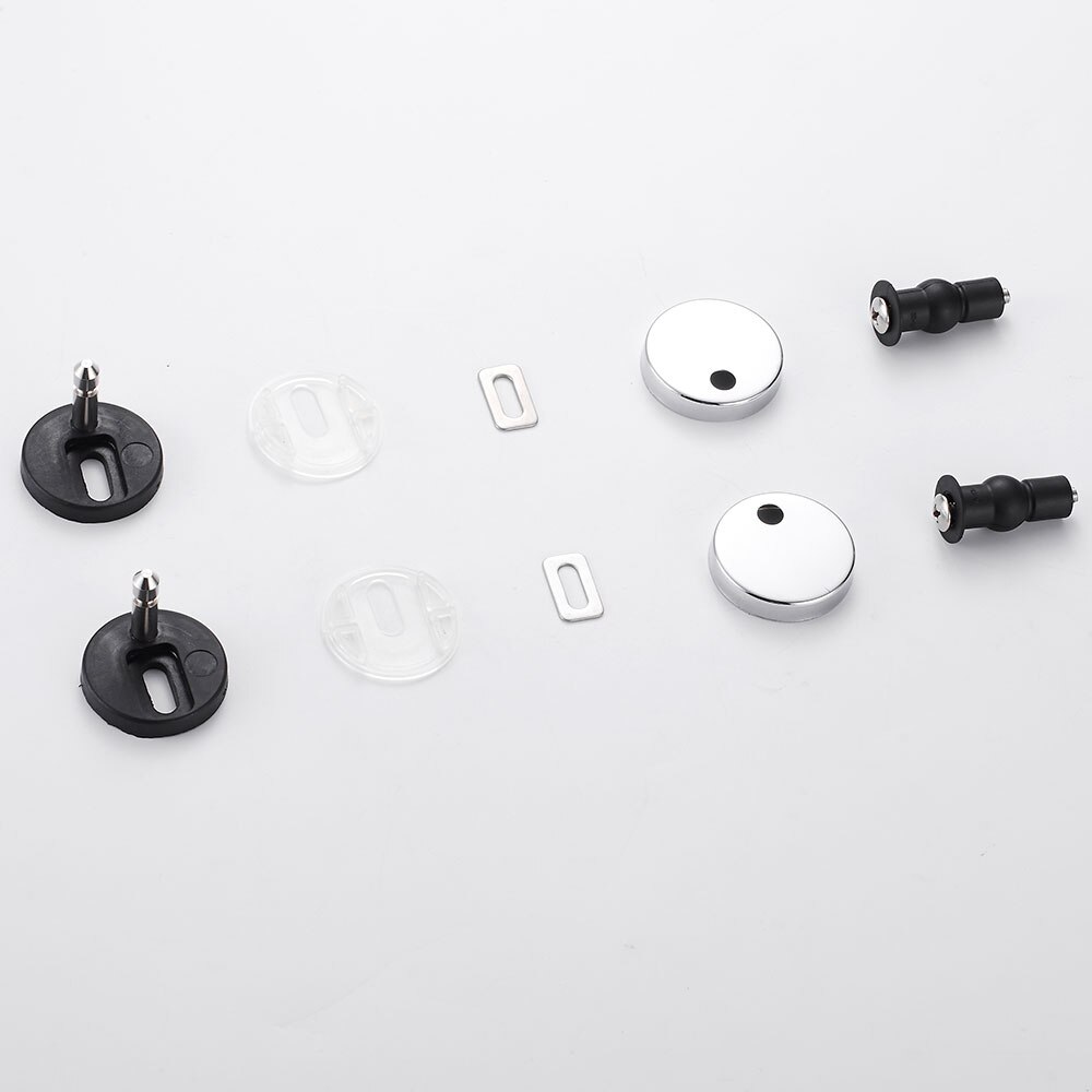 2 Set Toilet Seat Hinge Fixings, Slow-close Toilet Seat Hinges, Top Fix Nuts Screws Quick Release Hinges Fittings Replacement