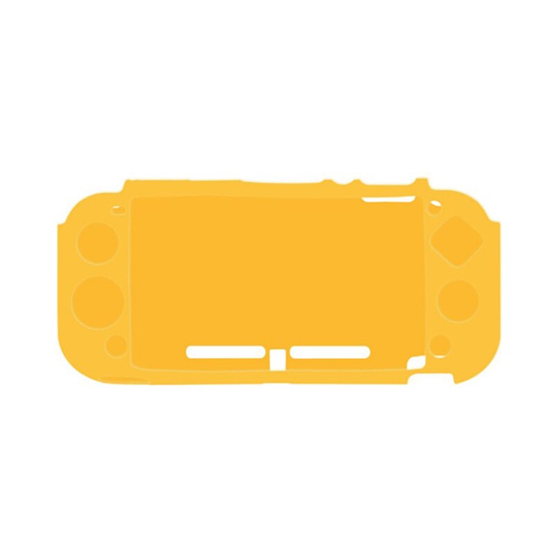 For Switch Anti-Slip Silicone Protective Skin Case Cover Grip Accessories: Yellow