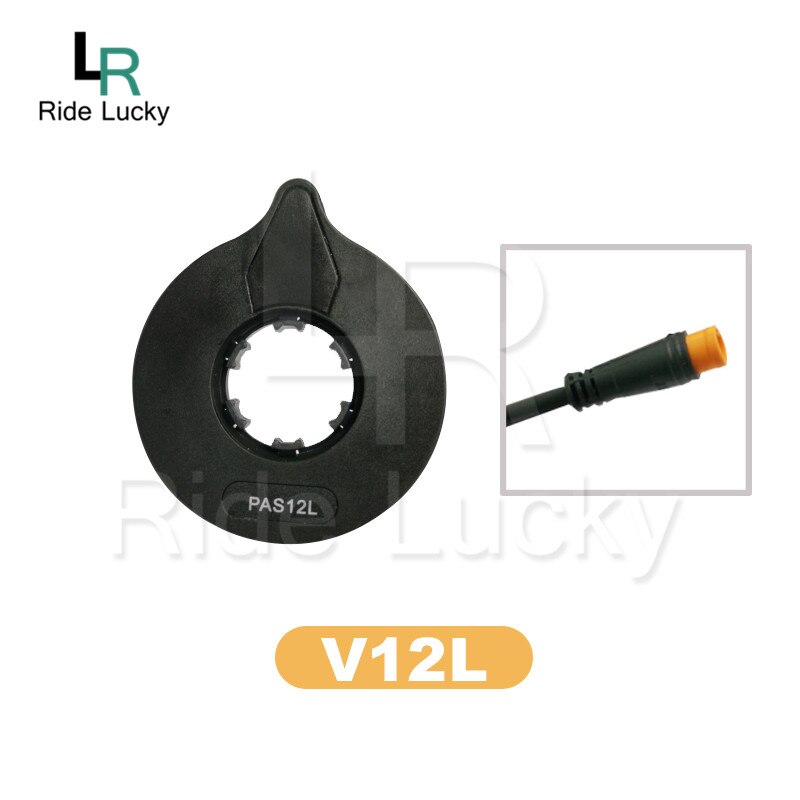 Ebike Waterproof Normal connector Plug PAS Pedal Assist Sensor Double hall 12 Magnets V12 D12 Left Side PAS System: WP V12L 12 signal