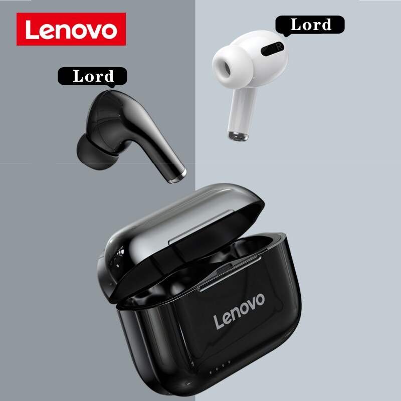 Lenovo LP1S/LP1 auricolare Bluetooth senza fili auricolare Stereo con cancellazione del rumore sport auricolari TWS auricolari bluetooth 5.0 con microfono