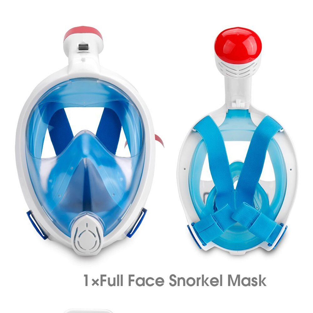 Snorkeling Diving Mask Full Face Water Mask Detachable Dry Summer Swimming Training Scuba Anti-fog Under Water Snokel Mask