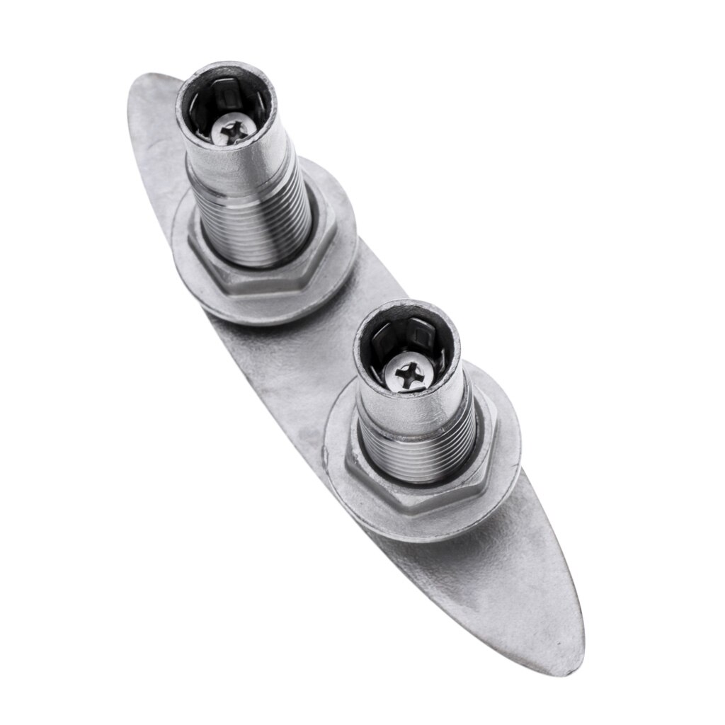 6 inch Stainless Steel Pull Up Cleat Flush Mount Marine Boat Mooring Rope Cleat