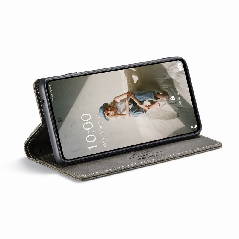 Lederhülle für samsung galaxy  a52 a42 a72 , weiche silikon-luxus-magnet-klapphülle mit bumper für samsung galaxy  a 52