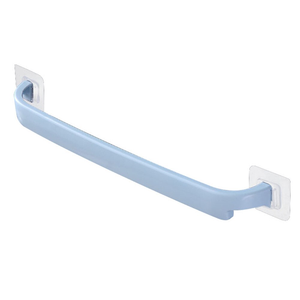 Soporte de plástico autoadhesivo para toallas estante Adhesivo de pared para colgar toallas de cocina, colgante para papel higiénico: blue
