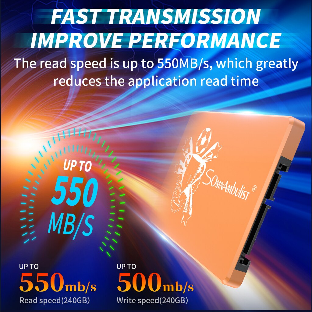 Unità ssd da 240gb SSD 480g notebook da 2.5 pollici a stato solido computer desktop da 960gb sata3 unità a stato solido ssd da 120gb da 2tb