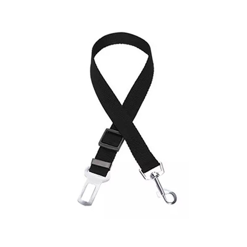 Hondenriem Auto Verstelbare Harnas Hond Veiligheidsgordel Leash Multi-color Hondenriem Reizen Clip Dierbenodigdheden Voor Kleine medium Honden: Black