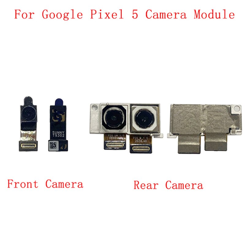 Parte traseira traseira do cabo flexível da câmera frontal para o google pixel 5 principais pequenas peças de reparo do módulo da câmera