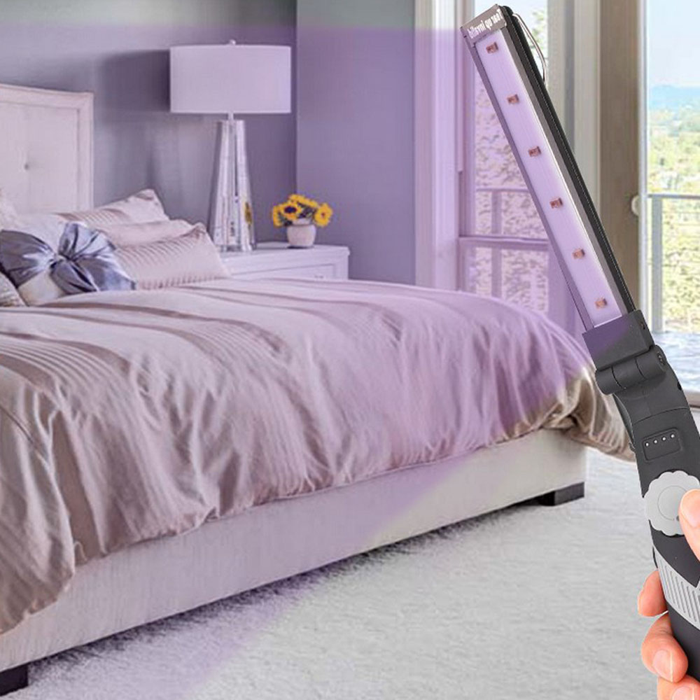 UV Ultraviolet Ozone Sterilization Lamp Disinfection Lamp Portable 360 ​​Degree Rotating Folding Work Light Sterilizer Light