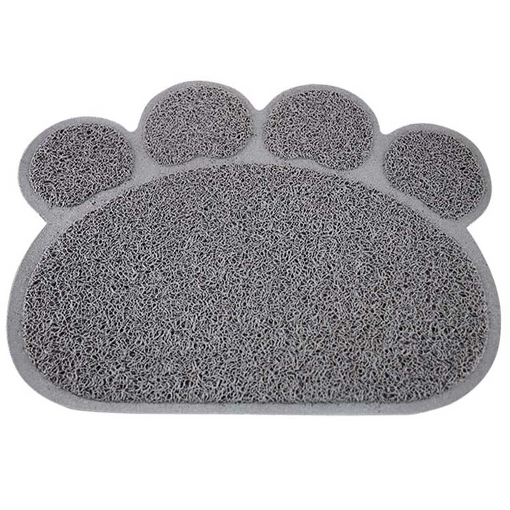 Kattesands fangstmåtter puder 30*40cm pvc elastiske fibermåtter til kattebakke nds: Grå