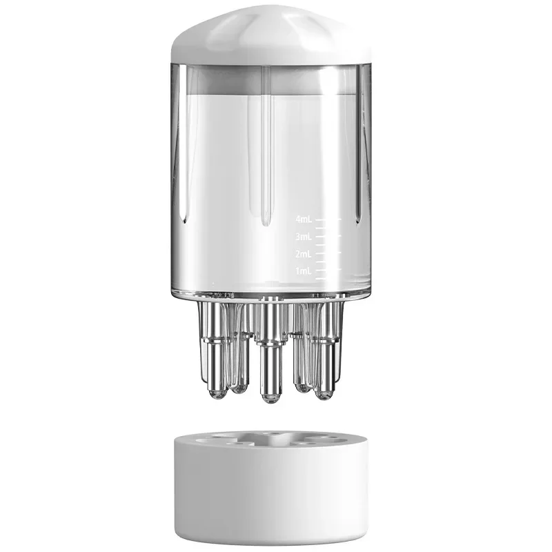 Hoofdhuidapplicator Vloeibare kam voor haarhoofdhuidbehandeling, etherische olie, vloeibare geleidende stimulator, haargroeiserumolie, aanbrengen