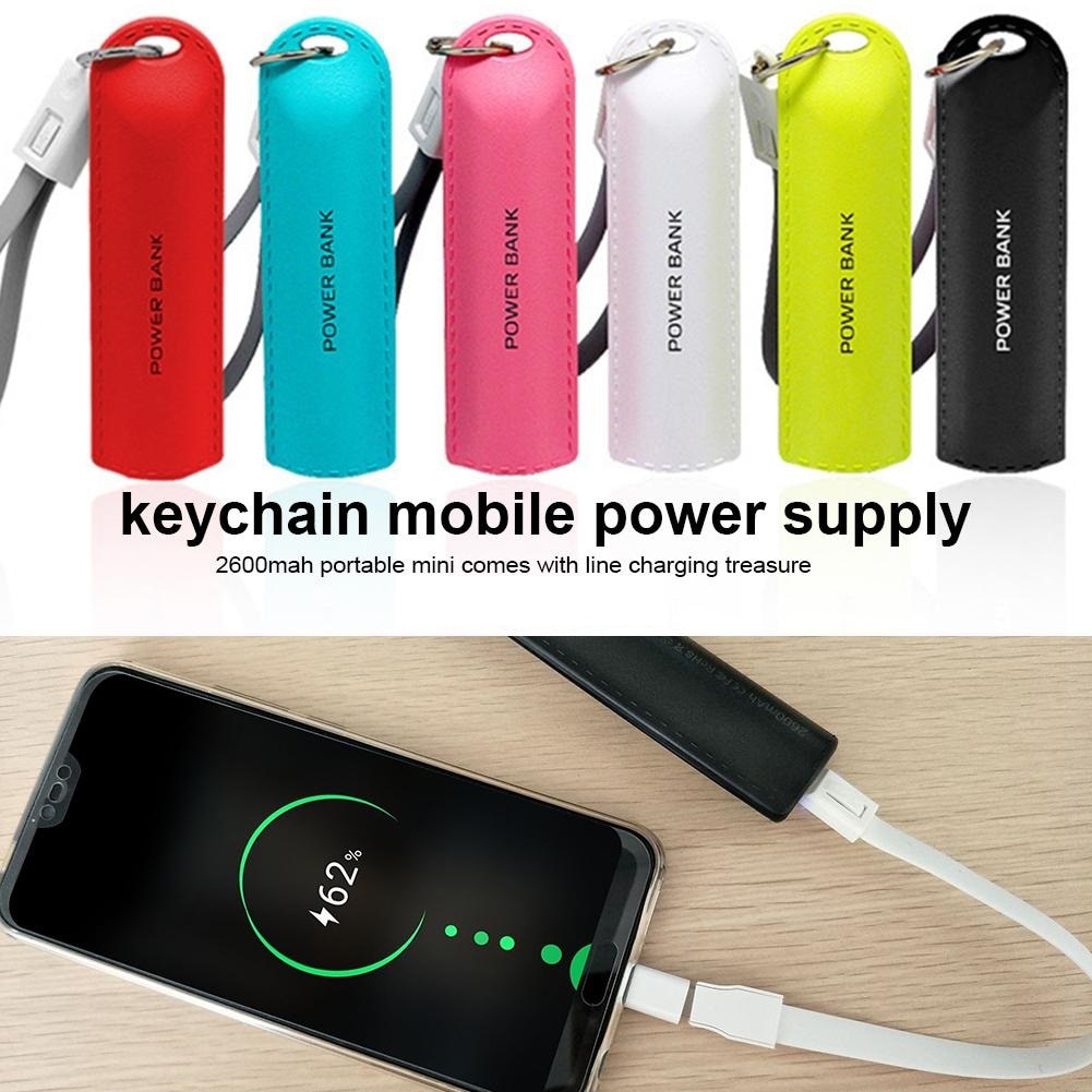 Portable External USB Power Bank Box 2600mAh 18650 Battery Box DIY USB Mobile Phone Power Bank Charger Pack Box Battery Case