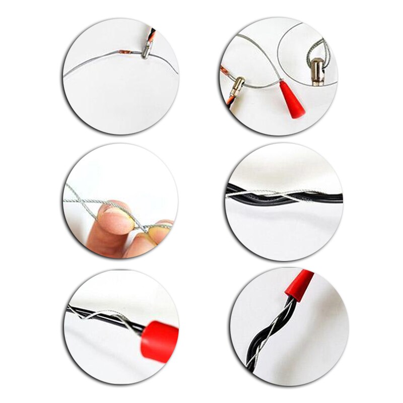 5Mm Kabel Puller Glasvezel Elektrische Kabel Draad Puller Elektrische 15/30M Tape Kabel Gids Apparaat Push Duct slang Rodder Vis