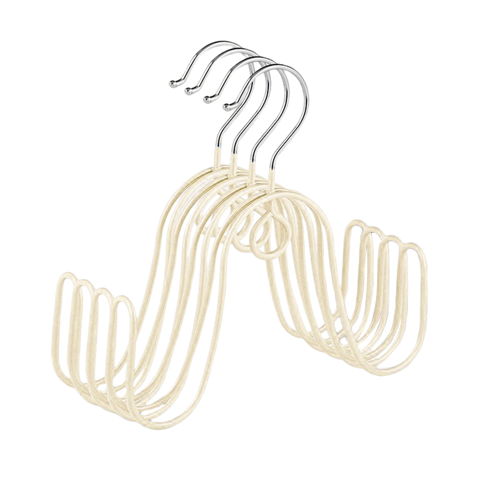 1Pcs Schoenen Hanger Rack Plastic Dubbele Haak Drogen Schoenenrek Multifunctionele Drogen Schoenenrek Slaapkamer Sjaals Kleding opslag Haak: Light Grey