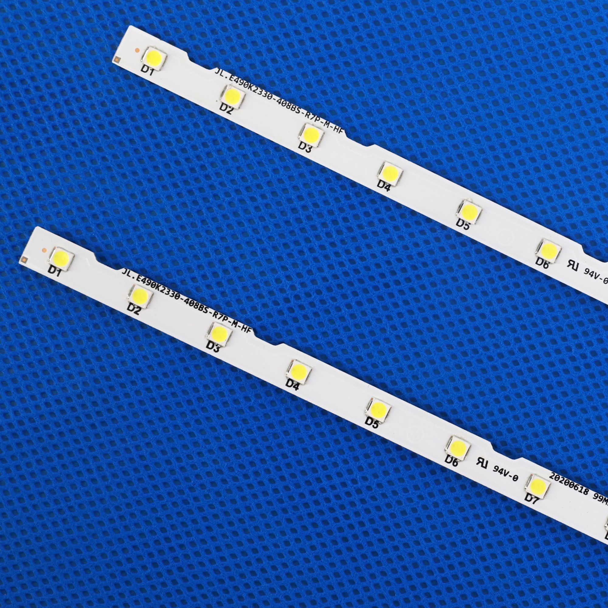 38 LED background light strip bar for Samsung 49 &quot;TV AOT_49_NU7300_NU7100_2X38_3030C_d6t-2d1_19S2P rev. V4 UE49NU7140 UE49NU7100