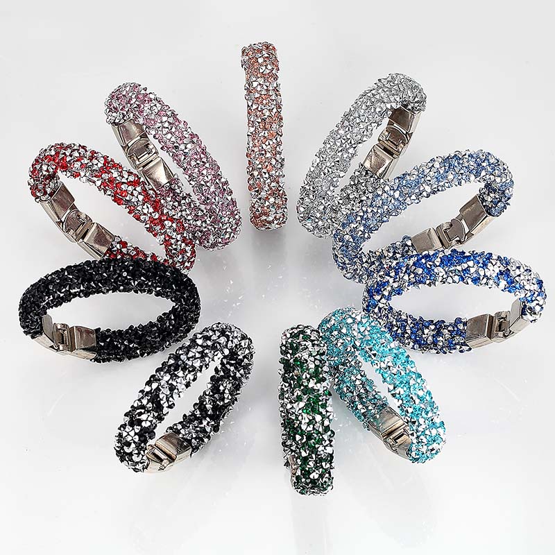Janeyacy 10 Kleur Armband & Dames Armband Strass Armband Lady Charm Persoonlijkheid Pulsera mujer