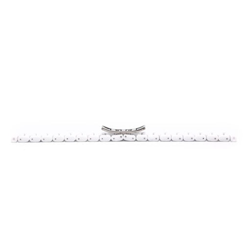 Bracelet De Montre En Acier & Céramique Bleue - 18 Mm - Pour Femme - Neuf Avec Étiquettes