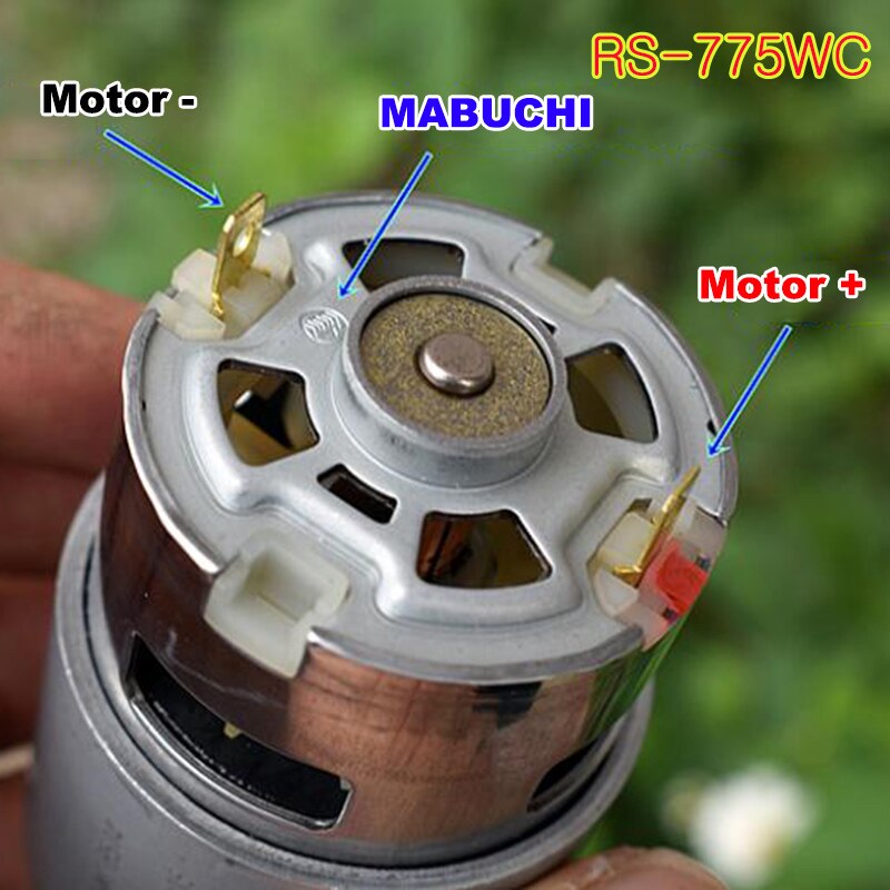 Originele Mabuchi 735 755 775 Dc Motor 12V 14.4V 18V 24V Hoge Snelheid High Power Hoge koppel Tuin Tool Elektrische Boor Motor