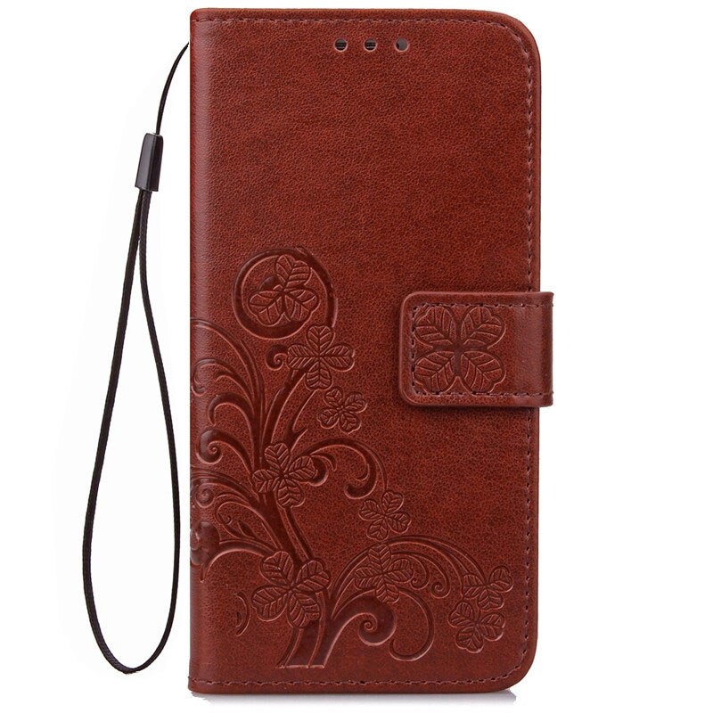 Für Huawei Honor 6C Pro Fall Huawei JMM-L22 Fall Leder Abdeckung Telefon Fall Für Huawei Ehre 6C Pro 6 Cpro JMM-L22 Fall Flip: Brown