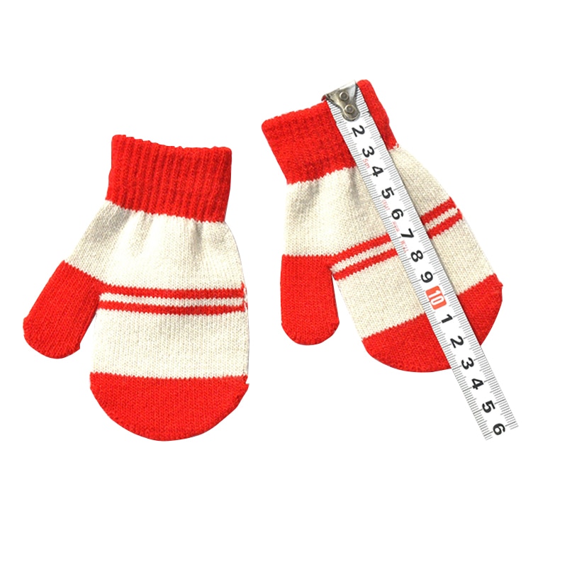 Winter Warm Gloves for Children Aged 1-4 5colors Thickened Kids Warm Gloves Baby Mittens for Boys Girls Knitted gloves