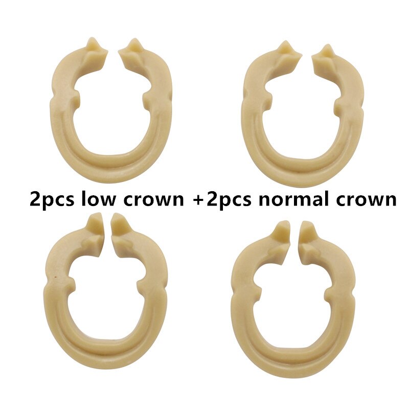 Abrazaderas de presa de goma Dental, Clip de barrera de goma, Material de resina para instrumento de laboratorio Dental, producto de odontología, 2 uds.: A
