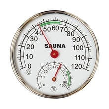 Sauna Thermometer Rvs Case Stoom Sauna Thermometer Hygrometer In De Sauna Accessoires Voor Sauna
