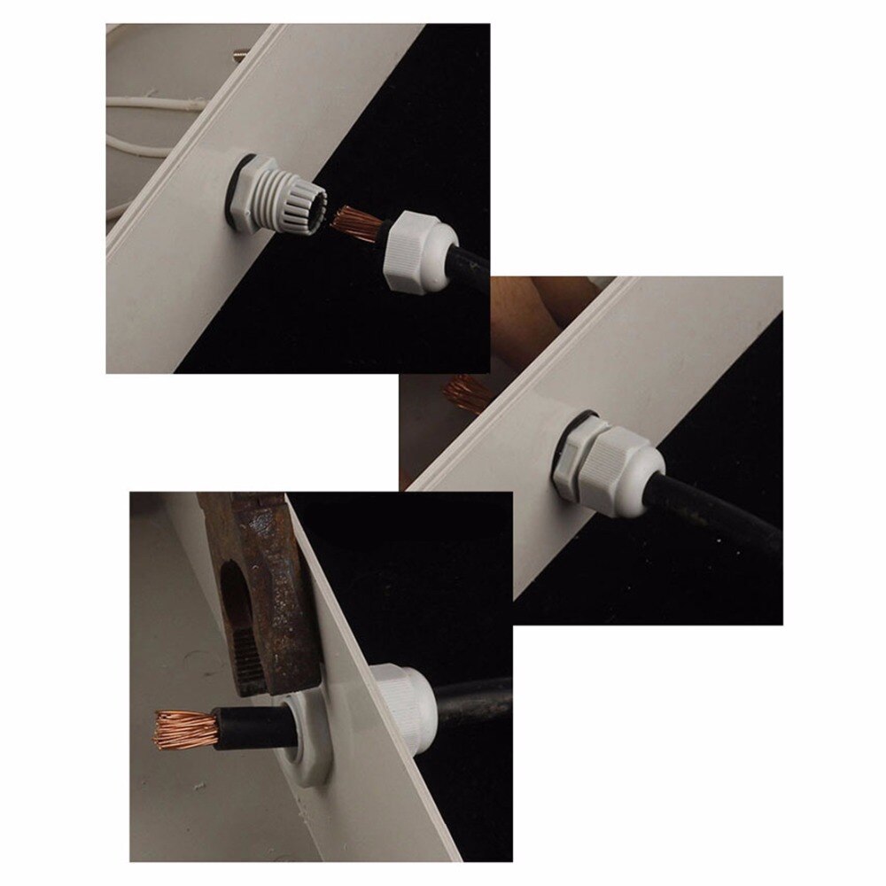 1PC IP68 nylon waterproof cable gland PG36/PG42/PG48 PA material