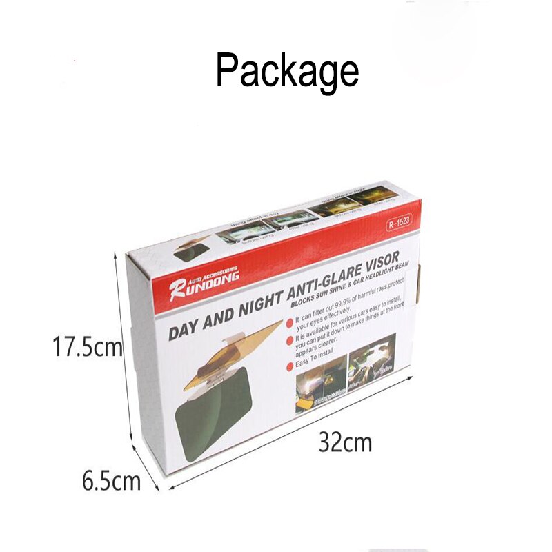 Auto dag nacht anti-verblinding zonneklep vizier bril rijspiegel voor toyota v hilux land cruiser avanza carina celica corona