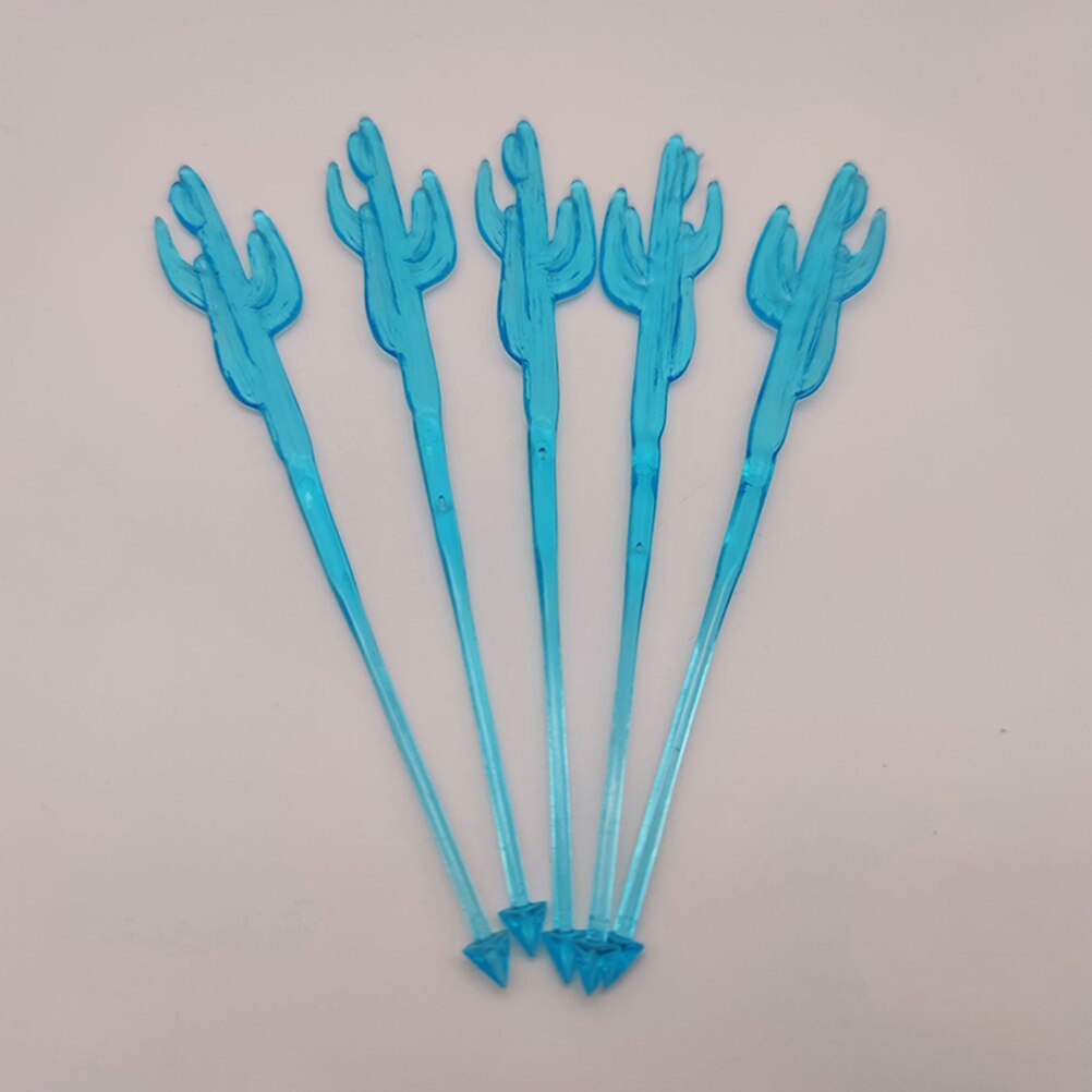 40Pcs Disposable Plastic Cocktail Rods Mixing Sticks Beverage Stirring Sticks