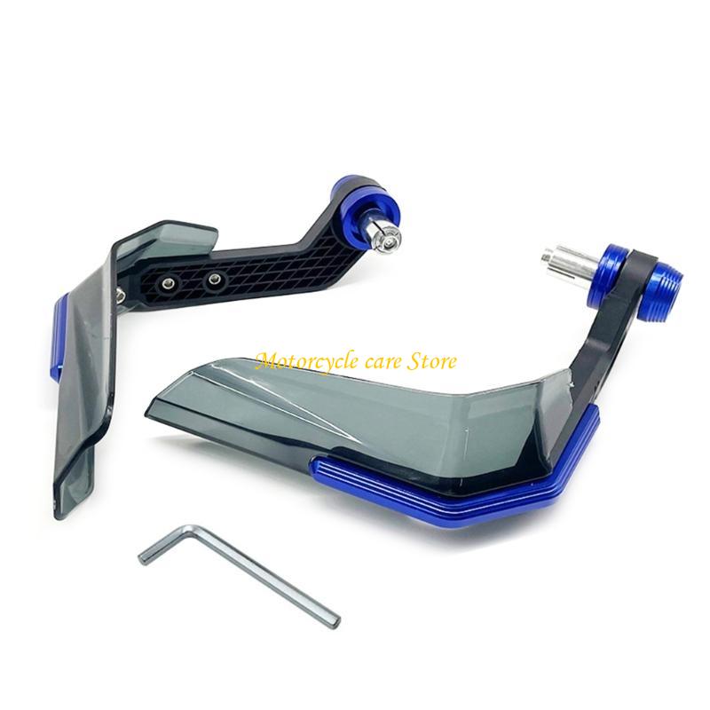 U75F Motorrad-Handschützer, Handschützer, Schutzschild, winddichter Schutz, universell: Blau