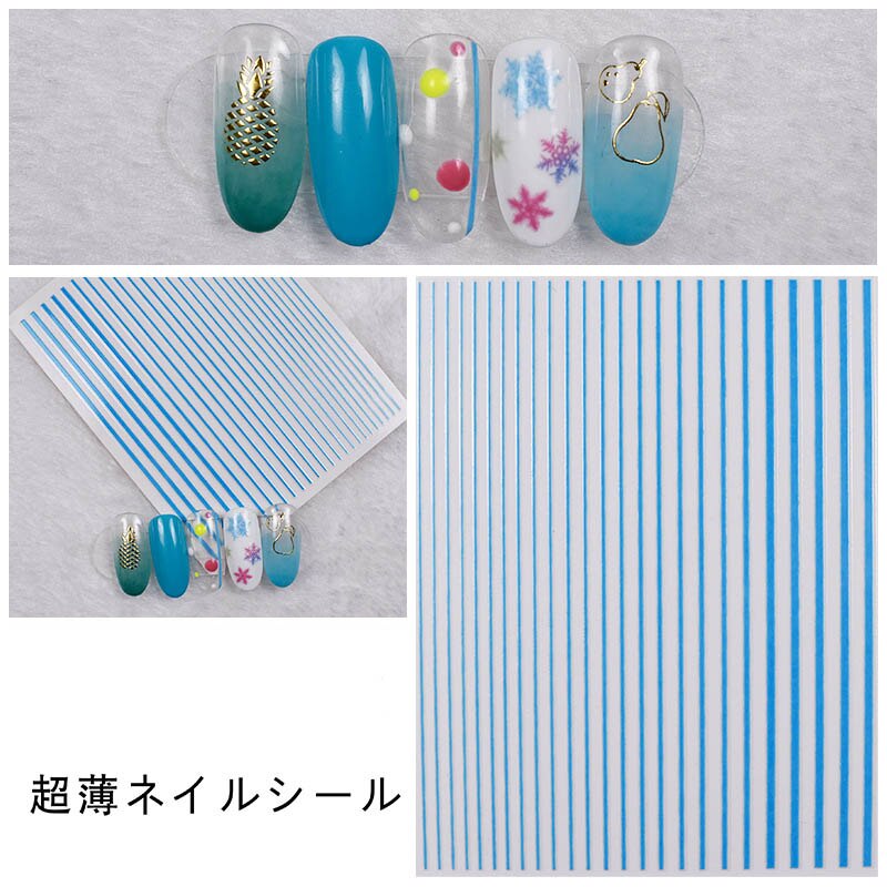 Linia artystyczna paznokci paski złoty fioletowy czarny różowy końcówka robić paznokci akcesoria dekoracyjne samoprzylepne suwak naklejka YJ010