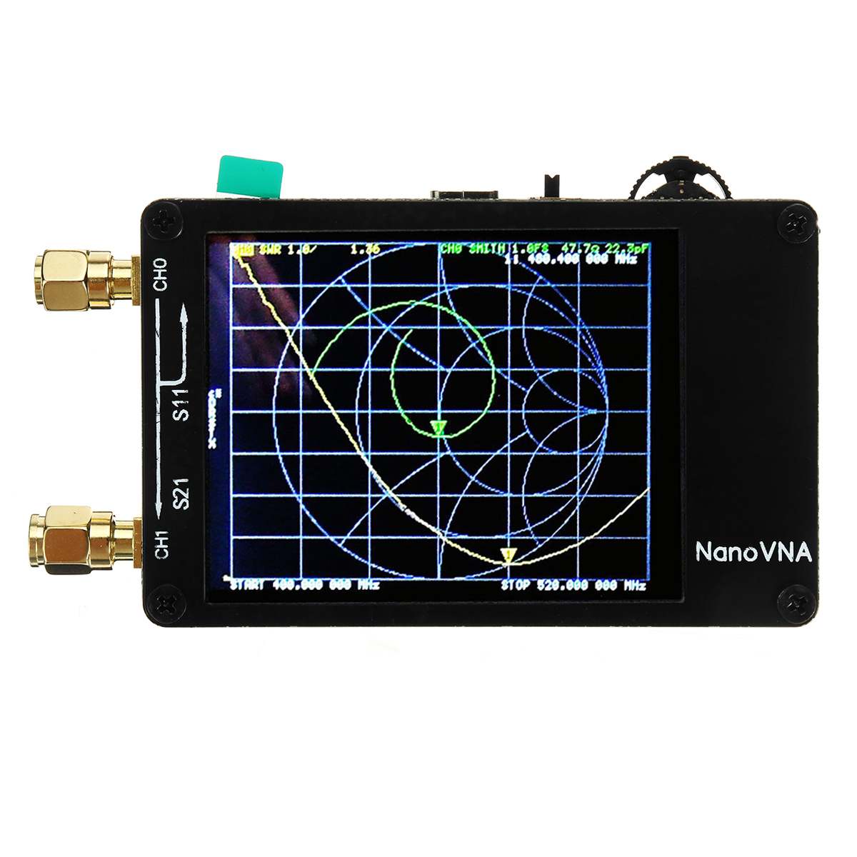 For Nanovna Vector Network Analyzer Press Screen MF HF VHF UHF 50Khz-900Mhz Antenna Analyzer Chargeable
