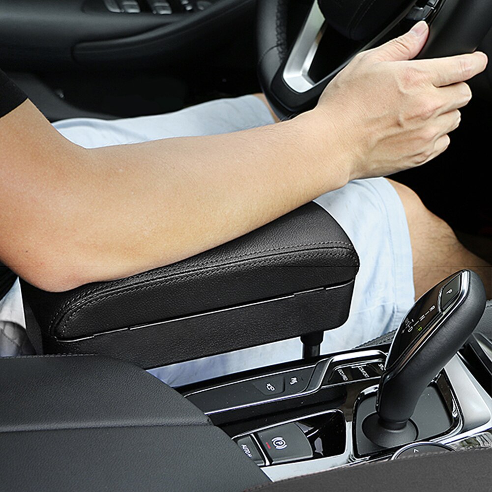 Universal bil armlen boks albuestøtte justerbar bil midtkonsoll armlen bil styling auto sete gap organisator armlen boks